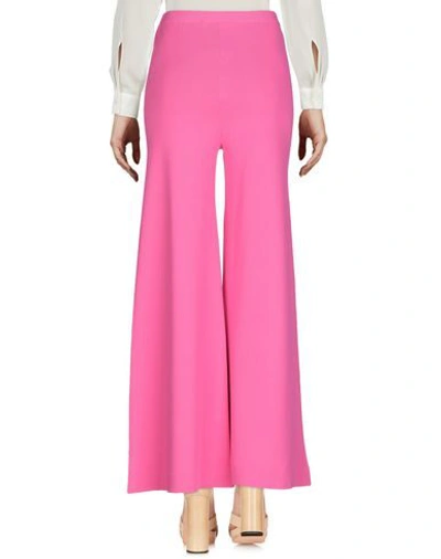Shop Moschino Woman Pants Fuchsia Size 14 Viscose, Polyester In Pink