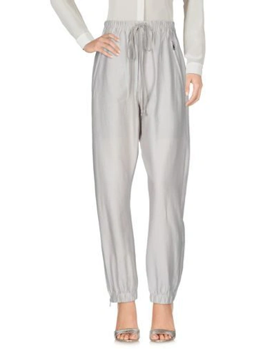 Shop Rick Owens Casual Pants In Light Grey