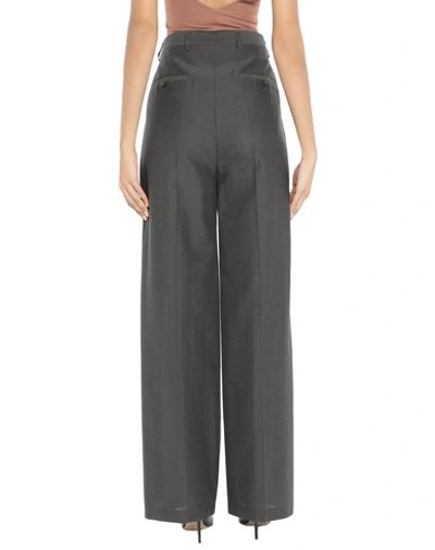 Shop Rick Owens Woman Pants Lead Size 8 Viscose, Cotton, Silk In Grey