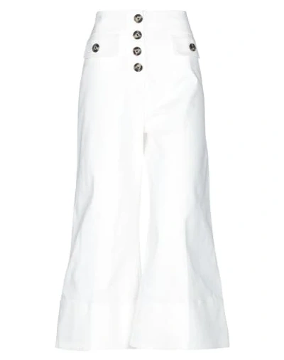 Shop Self-portrait Casual Pants In White