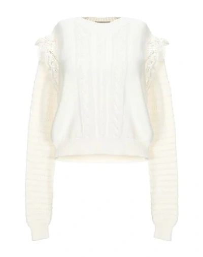 Shop Stella Mccartney Sweaters In Ivory