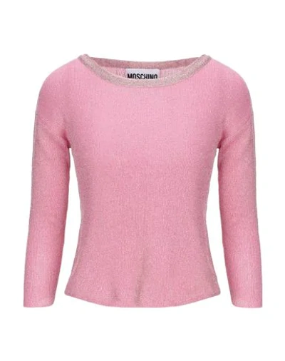 Shop Moschino Sweaters In Pink