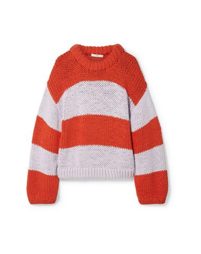Shop Tibi Woman Sweater Red Size M Cotton, Polyamide