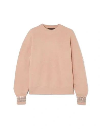 Shop Alexander Wang Sweaters In Pale Pink