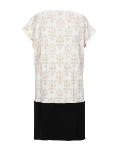 Boutique Moschino Short Dresses In White