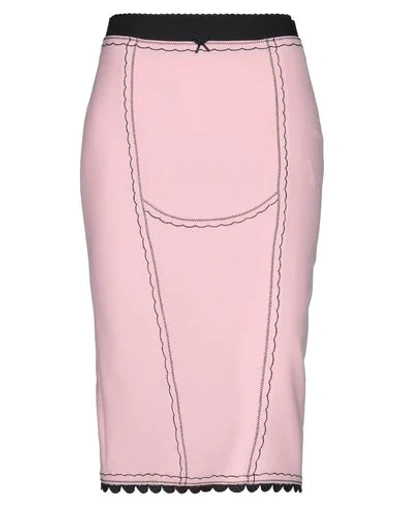 Shop Marco De Vincenzo Knee Length Skirt In Pink