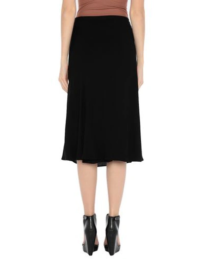 Shop Haider Ackermann Midi Skirts In Black