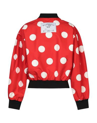 Shop Msgm Jackets In Red