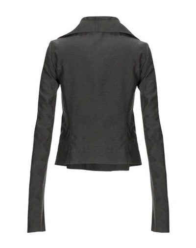 Shop Rick Owens Jacket In Steel Grey