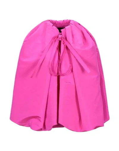 Shop Calvin Klein 205w39nyc Cape In Fuchsia