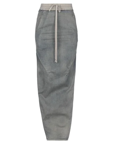 rick owens denim skirt