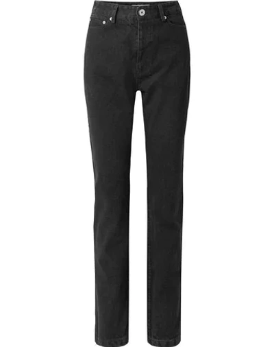 Shop Matthew Adams Dolan Woman Denim Pants Black Size 29 Cotton