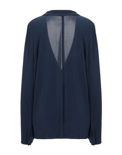 Shop Emporio Armani Sartorial Jacket In Dark Blue