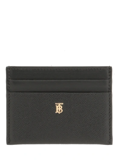Shop Burberry Monogram Card Case In Black