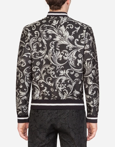 Shop Dolce & Gabbana Jacquard Jacket
