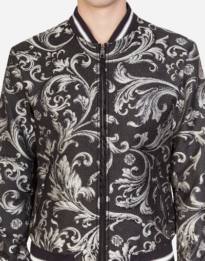 Shop Dolce & Gabbana Jacquard Jacket