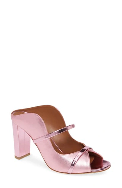 Shop Malone Souliers Norah Block Heel Sandal In Pink