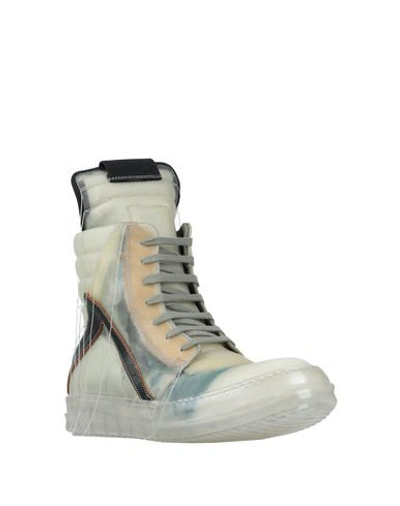 Shop Rick Owens Sneakers In Ivory