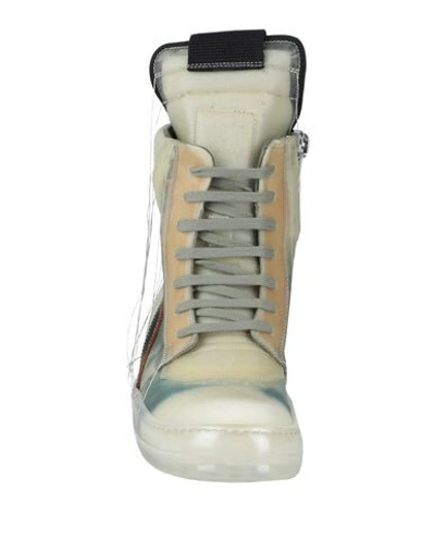 Shop Rick Owens Sneakers In Ivory