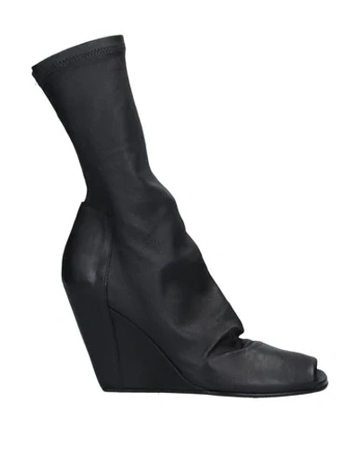 Shop Rick Owens Ankle Boot In Black