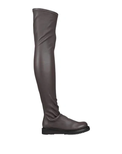 Shop Rick Owens Boots In Deep Purple