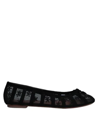 Shop Alaïa Ballet Flats In Black