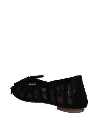 Shop Alaïa Ballet Flats In Black