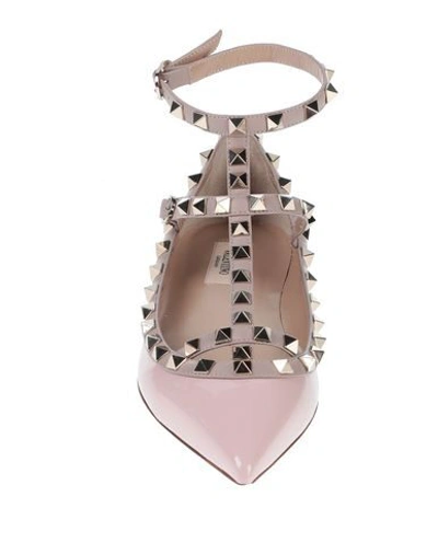 Shop Valentino Ballet Flats In Pink