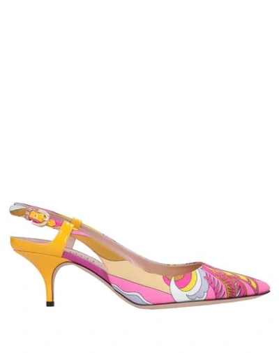 Shop Emilio Pucci Pump In Pink