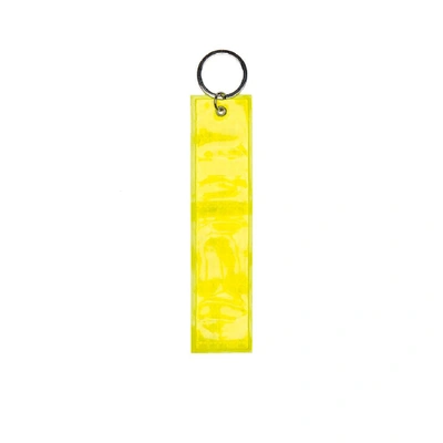 Shop Palm Angels Work Key Ring In Yellow