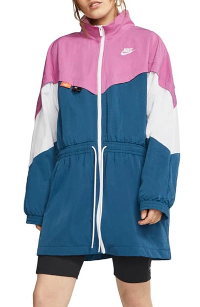 Shop Nike Sportswear Icon Clashtrack Jacket In Cosmic Fuchsia
