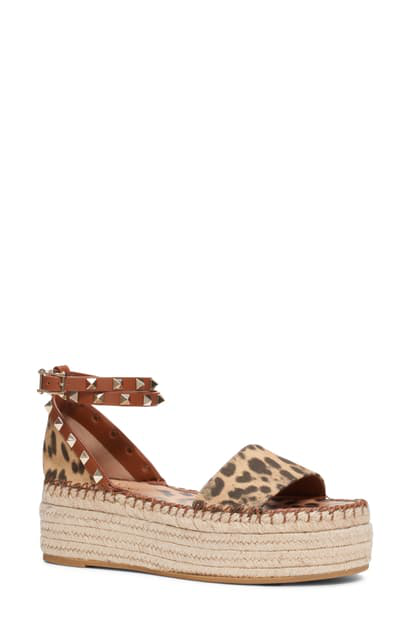 leopard print flatforms