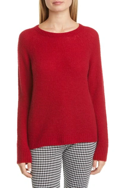 Shop Max Mara Ciad Cashmere & Silk Sweater In Red