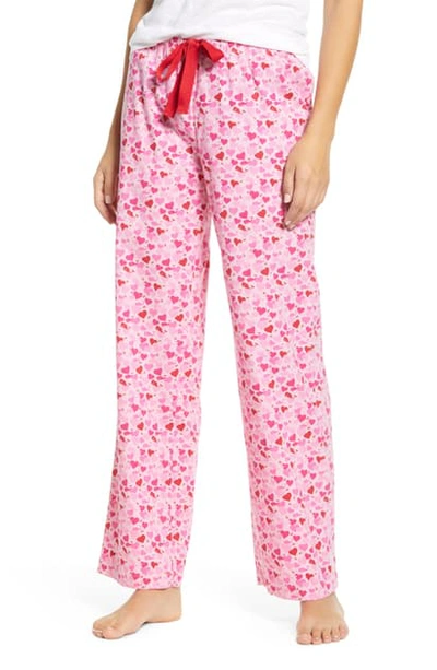 Shop Vineyard Vines Valentine's Day Lounge Pants In Flamingo