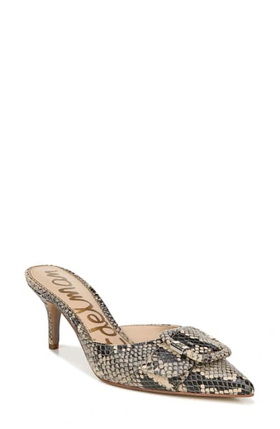 Shop Sam Edelman Janessa Mule In Snake Print Leather