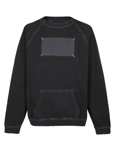Shop Maison Margiela Patched Sweatshirt In Black
