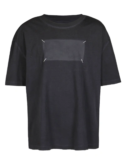 Shop Maison Margiela Logo T-shirt In Black