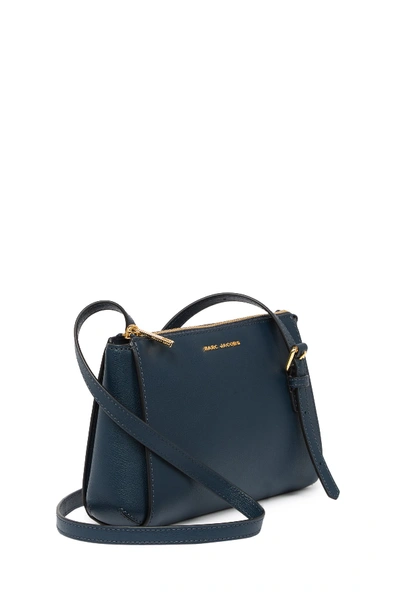 Shop Marc Jacobs The Commuter Crossbody Bag In Blue Sea