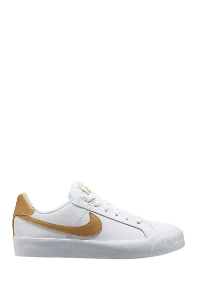 Shop Nike Court Royale Ac Sneaker In 109 White/m Gold