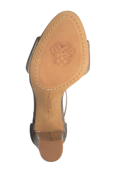 Shop Vince Camuto Corlina Ankle Strap Sandal In Rose Silver