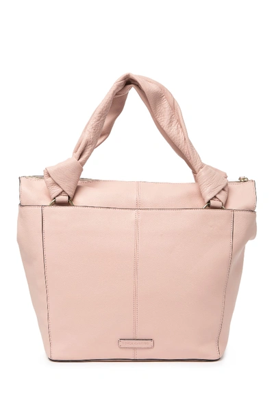 Shop Vince Camuto Dian Pebbled Leather Tote In Ltpink1 01