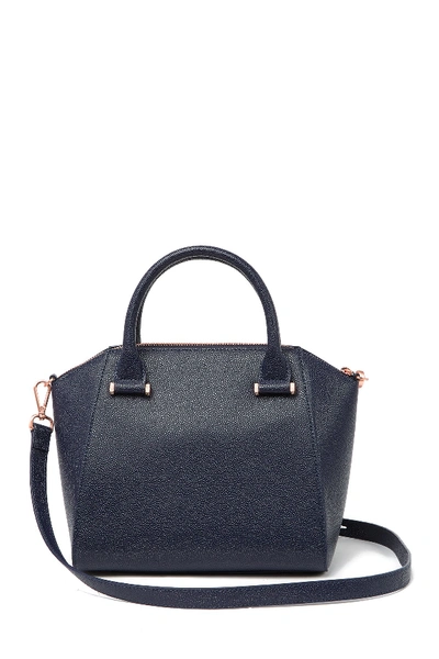 Ted Baker Janne Bow Leather Tote In Navy | ModeSens