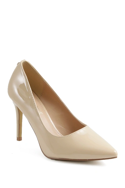 Shop Catherine Catherine Malandrino Harriet Pump In Beige Pate