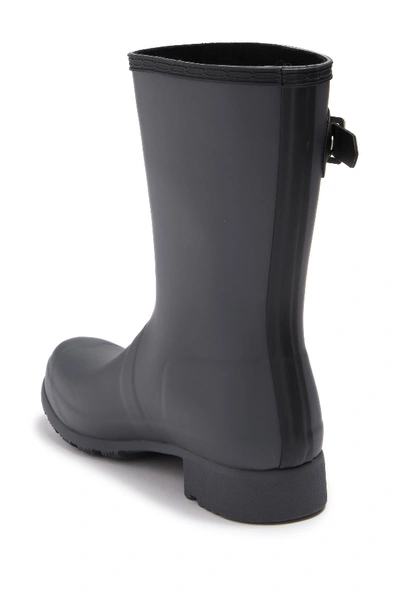 Shop Hunter Tour Packable Waterproof Rain Boot In Luna/black