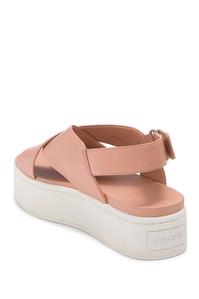 Shop Vince Weslan Cross Strap Slingback Sandal In Blushtpx