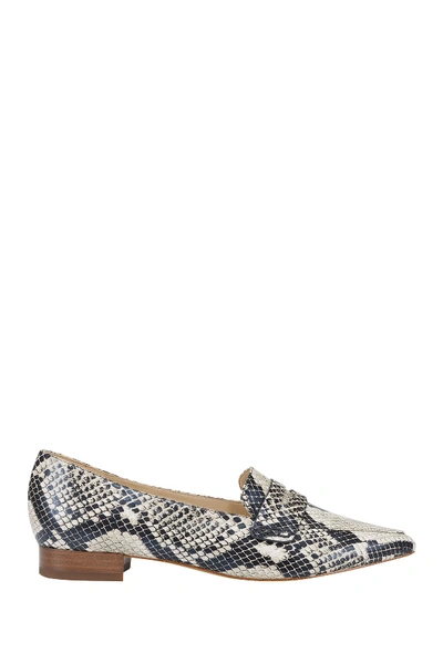 Shop Marc Fisher Feud Pointed Toe Embossed Loafer In Mnall