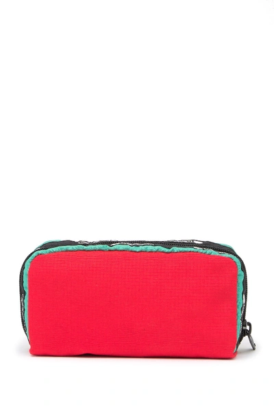 Shop Lesportsac Candace Small Top Zip Cosmetic Case In Royal Crbk