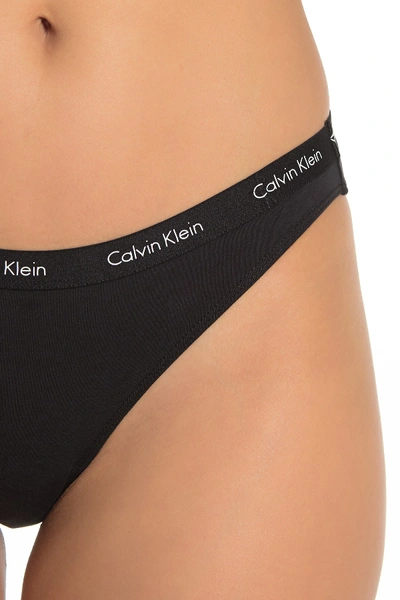 Shop Calvin Klein Print & Solid Bikini - Pack Of 2 In Bgh Black/gry H