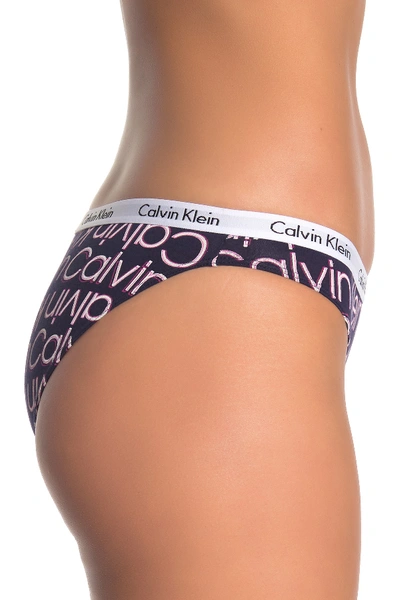 Shop Calvin Klein Carousel Bikini In Tlg Trace Lgo B
