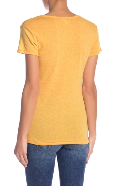 Shop Alternative The Keepsake V-neck T-shirt In Maize